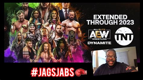 jag s jabs aew gets a tv extension and why aew going to two weekly