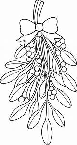 Mistletoe Coloriage Sweetclipart Webstockreview Malen sketch template