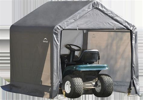 shelterlogic outdoor storage shed   box peak top grey      ft gray  ebay