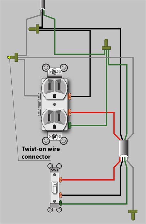 wire  plug outlet diagram wiring diagrams  gfci outlets    helpcom