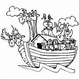 Noahs Ark Coloring Pages Getcolorings sketch template