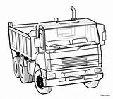 Coloring Pages Truck Lorry Colouring Transportation Kids Dumper Land Clipart Pitara Printable Cliparts Library Getcolorings Color Print sketch template