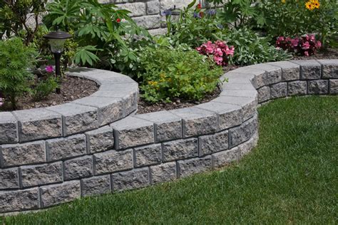 stack stone landscape blocks patio walls shaw brick stone landscaping brick garden
