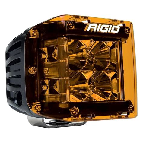 rigid industries   square amber polycarbonate lens   ss