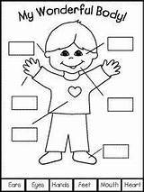 Body Preschool Parts Activities Kindergarten Worksheet Label Worksheets Activity Coloring Wonderful Kids Clipart Pages Theme Crafts Craft Printable Sheet Drawing sketch template