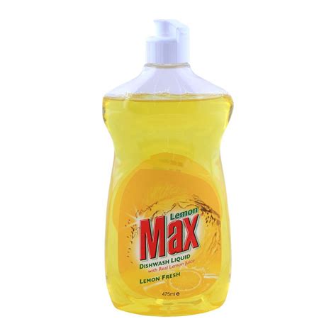 buy lemon max dishwash liquid lemon fresh ml   special price  pakistan naheedpk