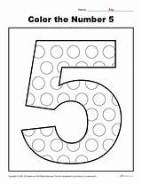 Number Color Worksheet Worksheets Preschool Printable Numbers Activities Kindergarten Kids K12reader Learning Print Finger Math sketch template
