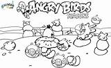 Angry Coloring Pages Birds Season Seasons Bird Money sketch template