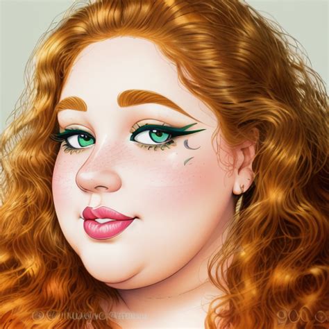 Redhead Bbw Portrait 1 By Ssbbw Admirer On Deviantart