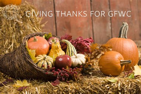giving thanks for gfwc gfwc