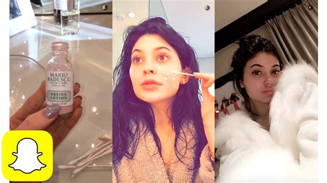 kylie jenner testing beauty products on snapchat kylie snaps youtube