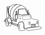 Mixer Truck Coloring Cement Coloringcrew sketch template