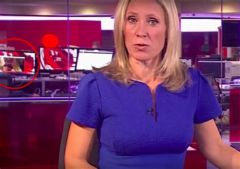 Oops Bbc Worker Watches R Rated Scene On Screen In Back