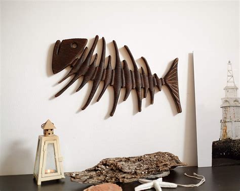 amazoncom wood fish wall art wall fish decor fish wall hanging