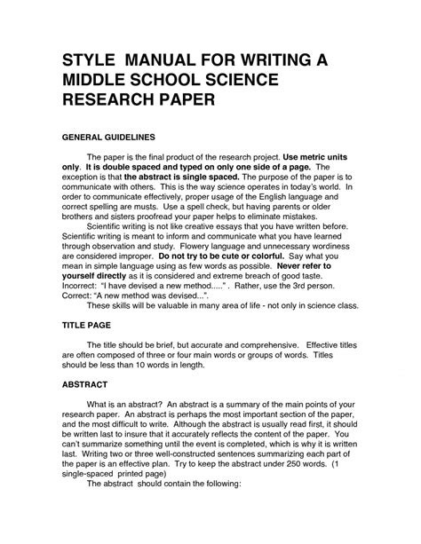 science research paper   abstract  scientific research