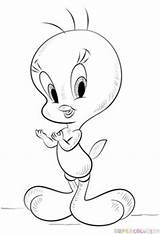 Tweety Drawing Bird Tutorials Cartoon Drawings Draw Kids Character Step Characters Beginners Easy Disney Coloring Pencil Supercoloring Pages Paintingvalley Gangster sketch template