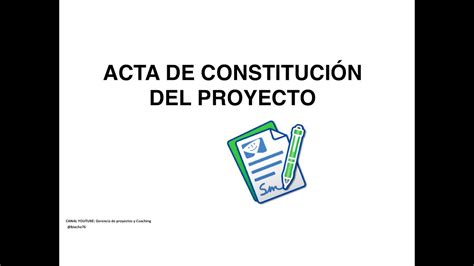 Acta De Constitucion De Un Proyecto Ejemplo Pdf – Lavozdelmedio