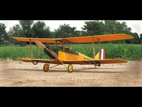 curtiss jenny ww  model rc biplane youtube