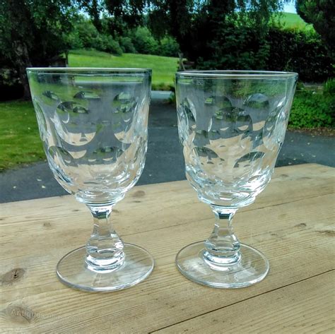 antiques atlas a pair of mid victorian cut glass rummers
