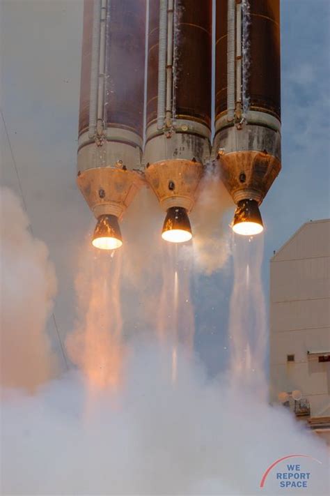 Three Aerojet Rocketdyne Rs 68a Engines Propel The Delta Iv Heavy