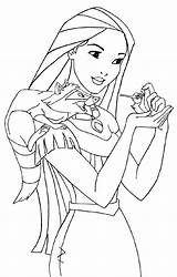 Pocahontas Ausmalbilder Ausmalen Malvorlage Malvorlagen Colouring Drawings Prinzessin sketch template
