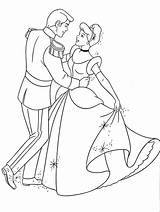 Cinderella Coloring Pages Disney Prince Princess Characters Walt Fanpop Charming sketch template