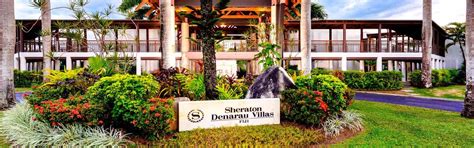 sheraton denarau villas fiji luxury holiday deals  packages