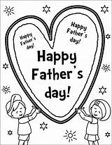 Coloring Pages Father Fathers Dad Kids sketch template