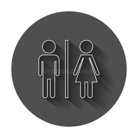 wc toilet flat vector icon stock vector illustration of public