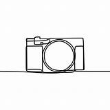 Camera Drawing Line Dslr Vector Digital Illustration Single Continuous Logo Minimal Clipartmag Paintingvalley Style Transparent sketch template