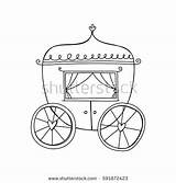 Carriage Coloring Pages Cinderella Pumpkin Getcolorings sketch template