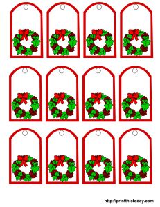 printable christmas gift tags print  today  christmas