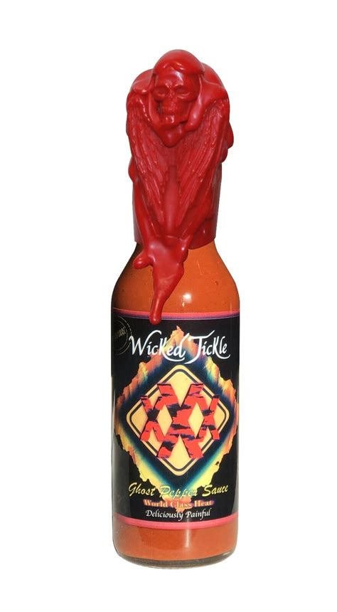Wicked Tickle Xxx Ghost Pepper Hot Sauce T Worlds Hottest Chipotle