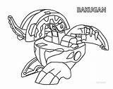 Bakugan Coloring Pages Printable Kids sketch template
