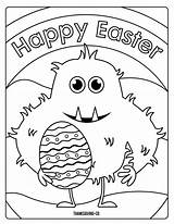 Easter Coloring Pages Kids Printable Spring Monster Color Print Printables Makeitgrateful Book Fun Colouring Hunt Egg Will Number Sunny Sweet sketch template