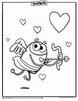 Coloring Storybots Sheets Pages Valentines Valentine Sheet Kids Story Bots Activities Cupid Activity Color Template Choose Board sketch template