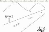 Coloring Road Printable Kids Highway Pages Template Goa Print Open Templates Studyvillage sketch template