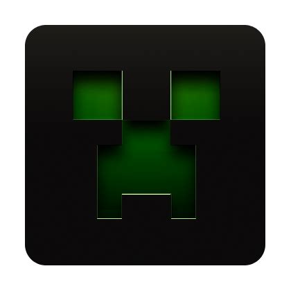 black creeper minecraft icon  idarkstreak  deviantart