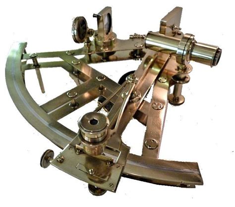 capt e c baker s polished brass double frame presentation sextant