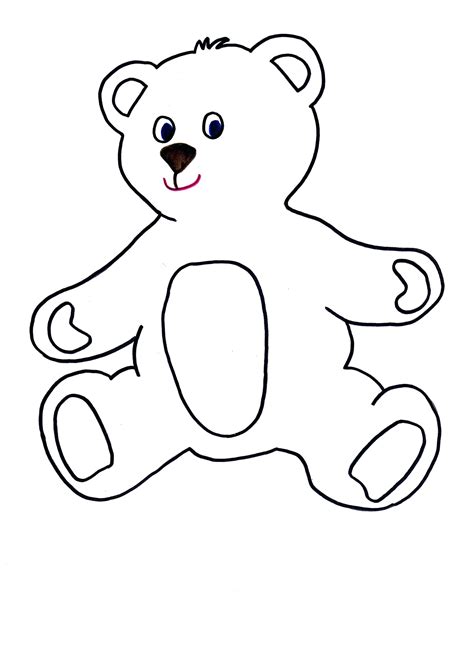 teddy bear outline    clipartmag