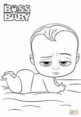 Boss Baby Coloring Pages Printable Movie Print Drawing Color Sheets Book Pdf Logo sketch template