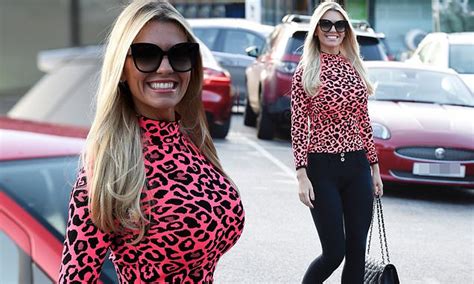Christine Mcguinness Puts On A Busty Display As She Steps Out For A