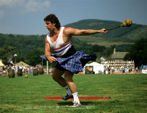 Throwing The Hammer Callendar Highland Games Photo