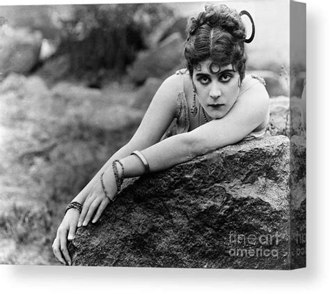 Silent Film Actress Theda Bara In Carmen Canvas Print Canvas Art By