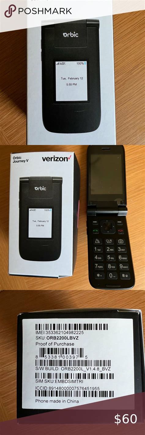 Verizon Flip Phone Orbic Journey V 4g Flip Phones Phone Blackberry
