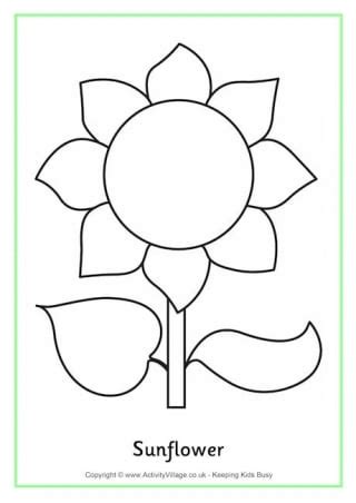 flower colouring pages