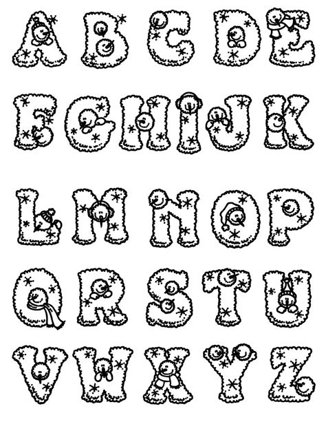 printable abc coloring pages  kids