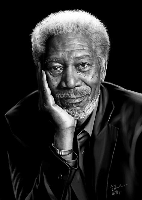 morgan freeman  edwardch  deviantart