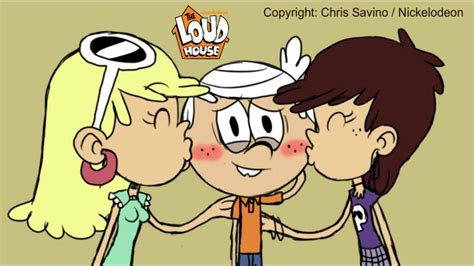 The Loud House Hugs And Kiss To Lincoln Nickelodeon
