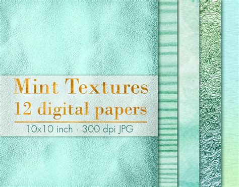 mint green abstract papers mint digital paper pack mint etsy